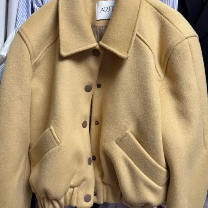 [BUNJANG] ARTID Wool Jacket Butter M / 아티트 ARTID 울 자켓 버터 M (1회 착용)