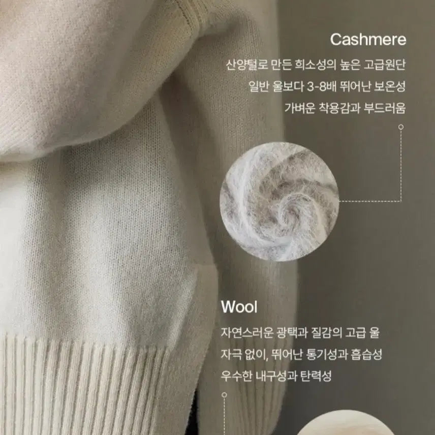 [BUNJANG] Artide Cashmere Argyle Cardigan Beige / 아티드 캐시미어 아가일 가디건 베이지- 1회 시착