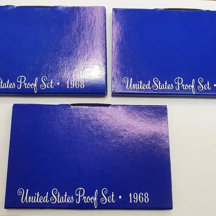 [BUNJANG] 1968 Proof Mint Set Silver Coins / 미국 은화 케네디 하프달러 포함 1968 프루프 민트세트 실버바 은 달러