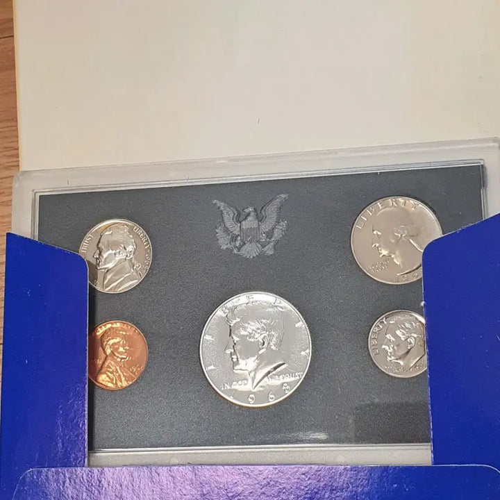 [BUNJANG] 1968 Proof Mint Set Silver Coins / 미국 은화 케네디 하프달러 포함 1968 프루프 민트세트 실버바 은 달러