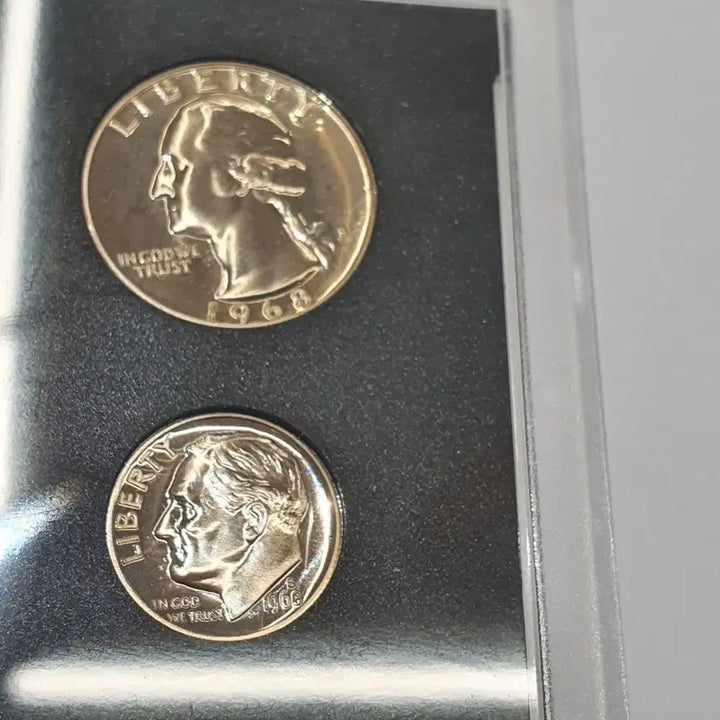 [BUNJANG] 1968 Proof Mint Set Silver Coins / 미국 은화 케네디 하프달러 포함 1968 프루프 민트세트 실버바 은 달러