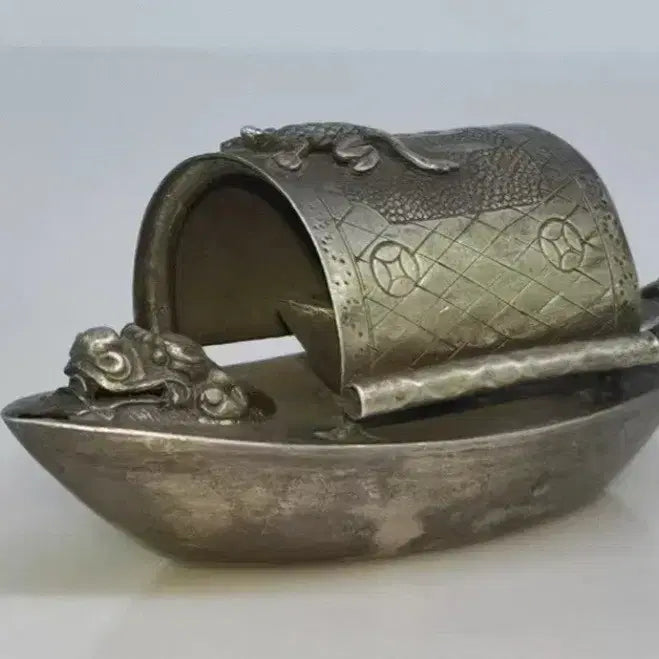 [BUNJANG] Vintage Pure Silver Boat / 옛날 순은 쪽배