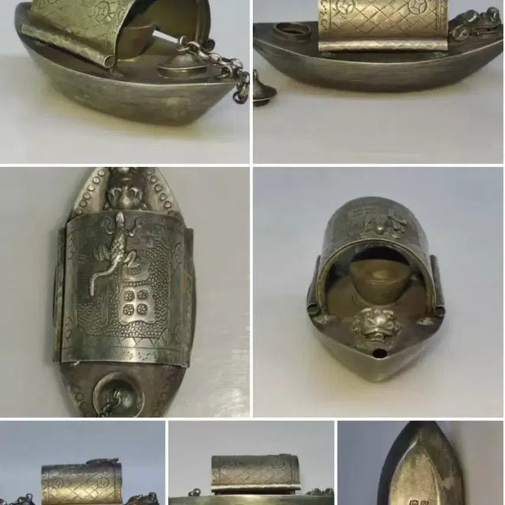 [BUNJANG] Vintage Pure Silver Boat / 옛날 순은 쪽배