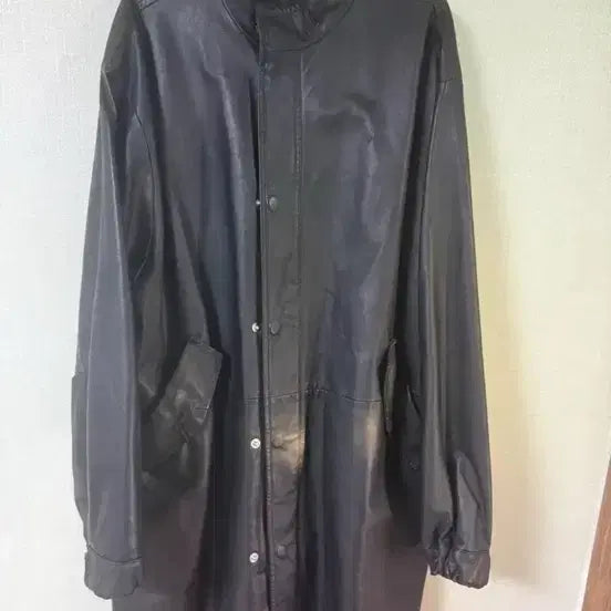 [BUNJANG] Leather Fishtail Parka (Size S) / 희귀 가죽 개파카 (S사이즈 개파카)