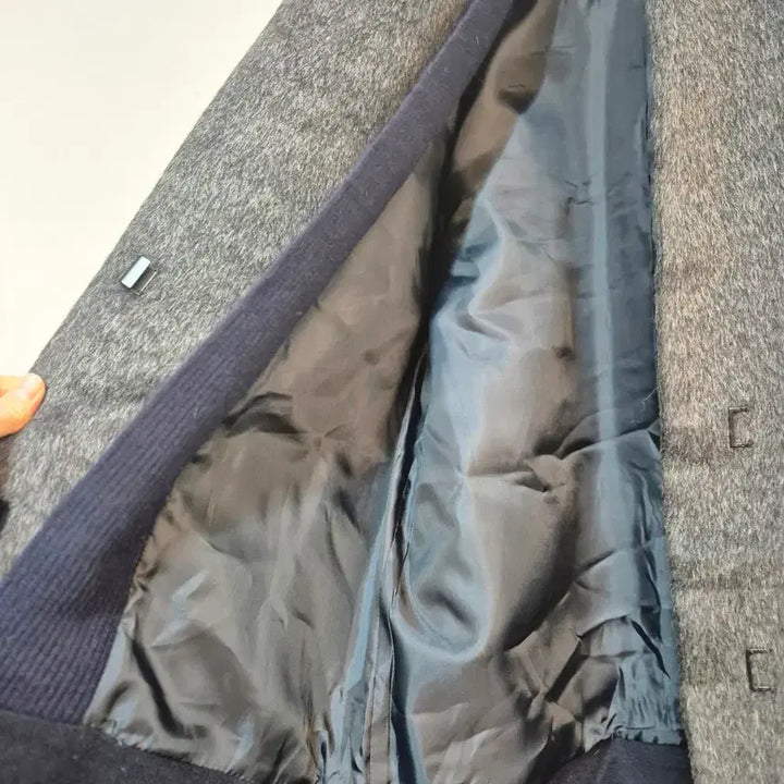 [BUNJANG] Alpaca Coat / 시스템 회색 알파카 코트 88-98-165