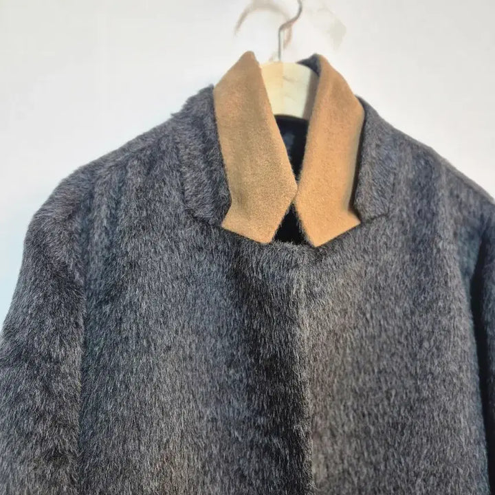 [BUNJANG] Alpaca Coat / 시스템 회색 알파카 코트 88-98-165