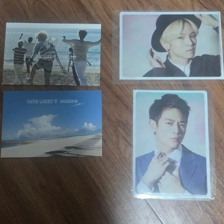 [BUNJANG] SHINee BOYS MEET U Postcard & L-Holder POB / 샤이니 BOYS MEET U 엽서 & L자화일(특전)