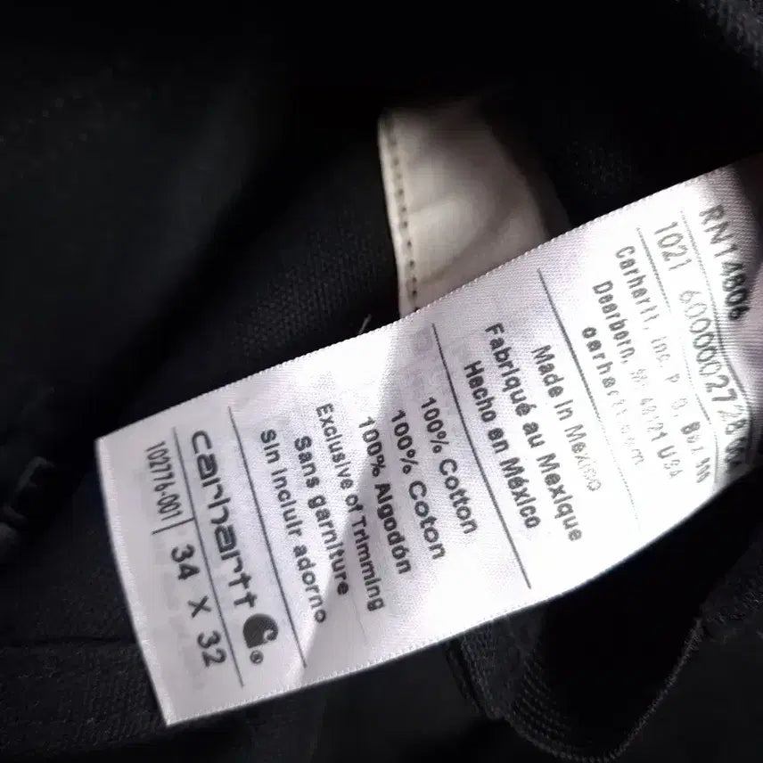 [BUNJANG] Carhartt Black Overall / 새제품 오리지날 칼하트 블랙 오버롤