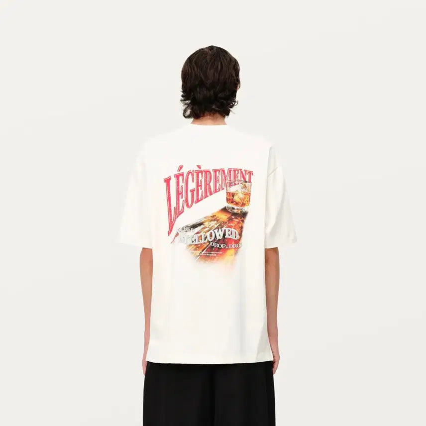 [BUNJANG] Solid Homme Beige Les Essentiels Graphic T-shirt / 솔리드옴므 베이지 레제르망 그래픽 티셔츠