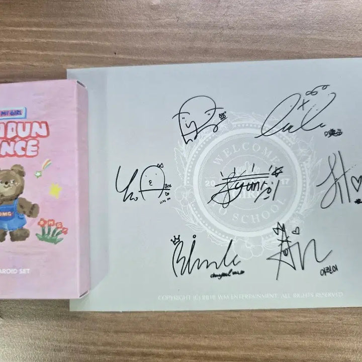 오마이걸 단체 싸인 엽서 양도, DUNDUN dance 포카 양도