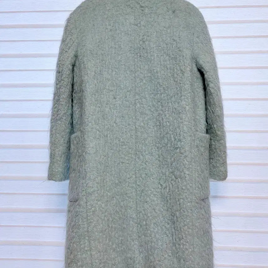 [BUNJANG] LAP Studio Pastel Blue Mohair Coat / 할인)LAP 랩 스튜디오 파스텔블루 모헤어 코트