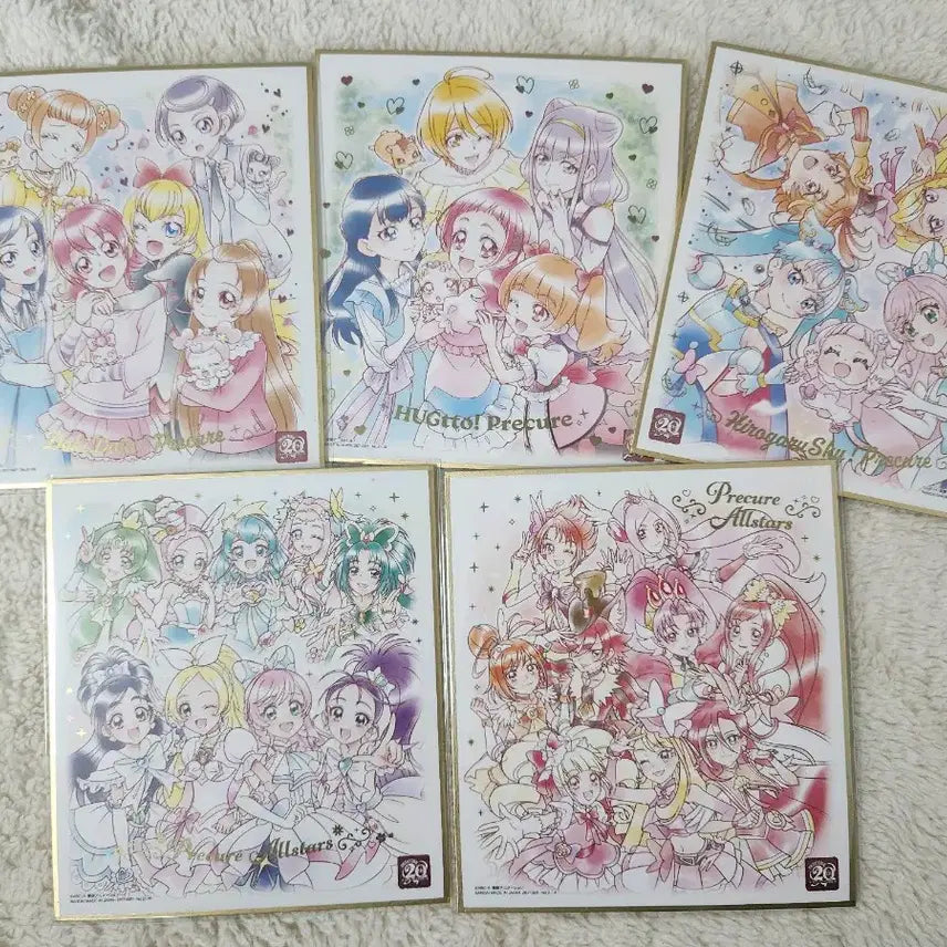 [BUNJANG] Precure Shikishi Bundle Set / 프리큐어 색지 일괄