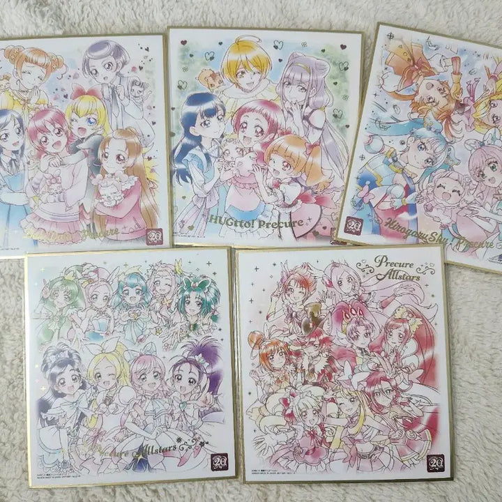 [BUNJANG] Precure Shikishi Bundle Set / 프리큐어 색지 일괄