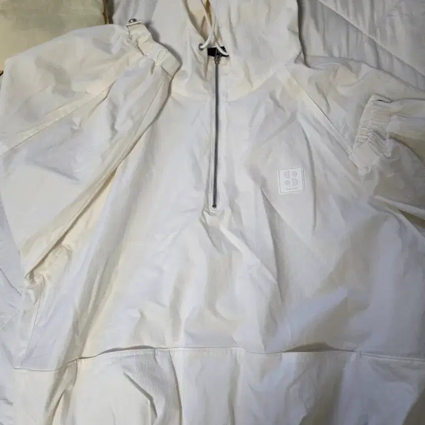 [BUNJANG] Songzio Cotton Hooded Sweatshirt Ivory Size 105 / 송지오 후드티