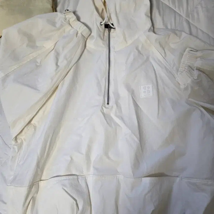 [BUNJANG] Songzio Cotton Hooded Sweatshirt Ivory Size 105 / 송지오 후드티