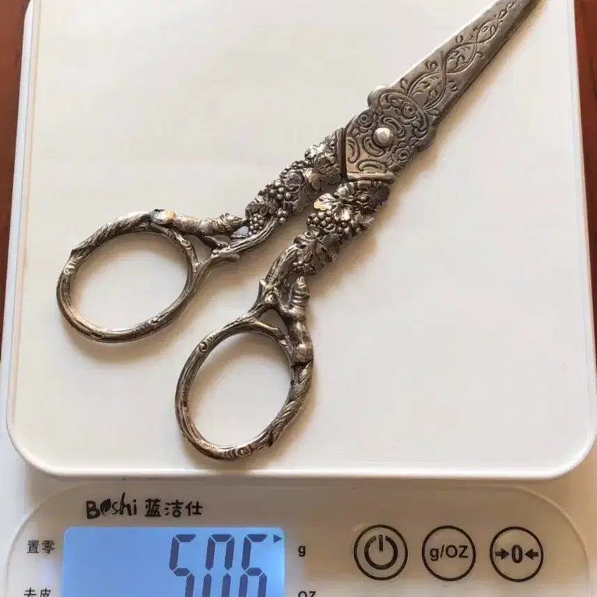 [BUNJANG] 19th Century Silver 800 Scissors / 옛날 19세기 실버 800가위
