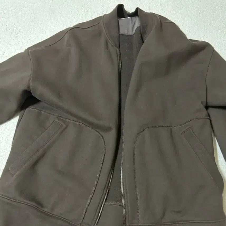 [BUNJANG] 3-Size Rough Side Sweat Zip-up / 3사이즈 러프사이드 스웻 집업