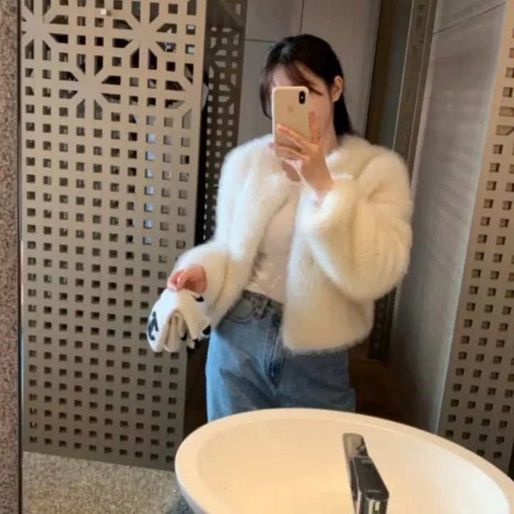 [BUNJANG] Laplie Ritz Fur Jacket / 라플리에 리츠퍼