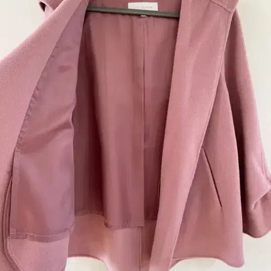 [BUNJANG] Olive Des Olive 55 Pink Half Hooded Coat / 올리브데올리브 55 핑크 하프후드코트