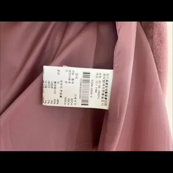 [BUNJANG] Olive Des Olive 55 Pink Half Hooded Coat / 올리브데올리브 55 핑크 하프후드코트