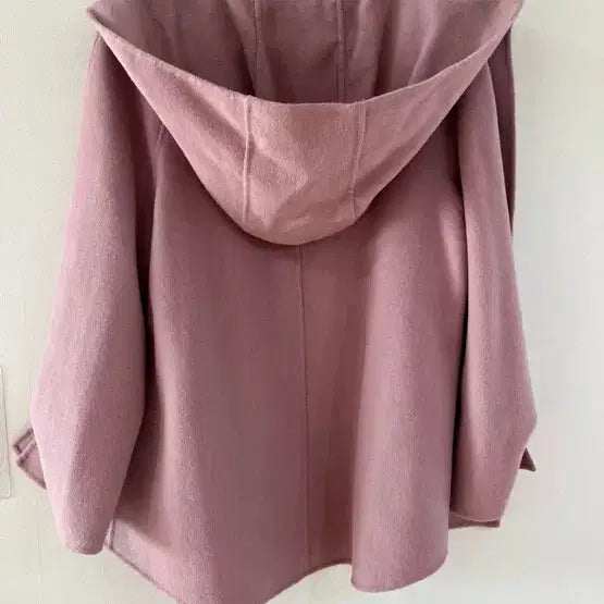 [BUNJANG] Olive Des Olive 55 Pink Half Hooded Coat / 올리브데올리브 55 핑크 하프후드코트