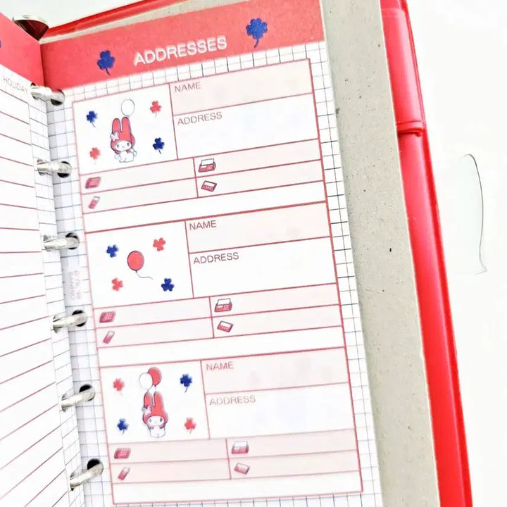 [BUNJANG] My Melody Diary Index Sheets / 마이멜로디 다이어리, 마이멜로디 인덱스 속지