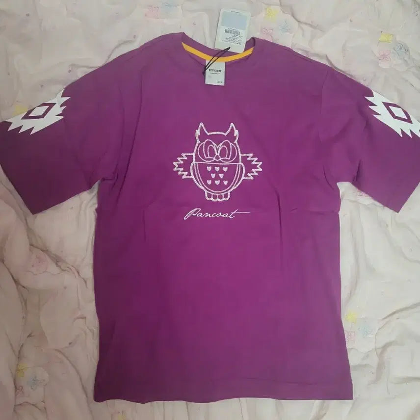 [BUNJANG] FanCoat Owl T-shirt / 급처새상품!팬콧 귀요미 부엉이 반팔티셔츠 럭키슈에뜨st레니본st르꼬끄st
