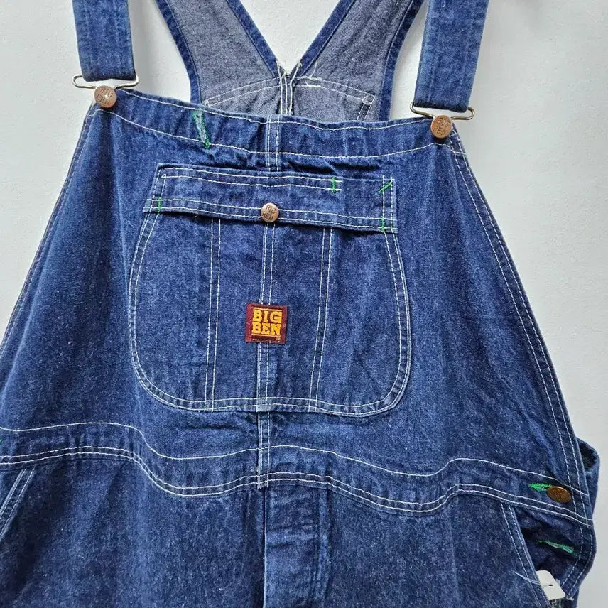 [BUNJANG] Big ben 80s USA Made Denim Overalls - Size 50x30 / Big ben 80s 데님오버롤