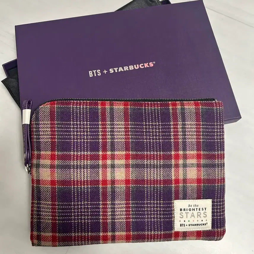 [BUNJANG] BTS x Starbucks Collaboration Pouch Small / BTS [방탄소년단] x 스타벅스 콜라보 굿즈 파우치 스몰