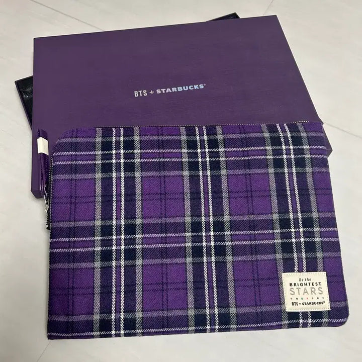 [BUNJANG] BTS Starbucks Collaboration Pouch (Large) / BTS [방탄소년단] x 스타벅스 콜라보 굿즈 파우치 라지
