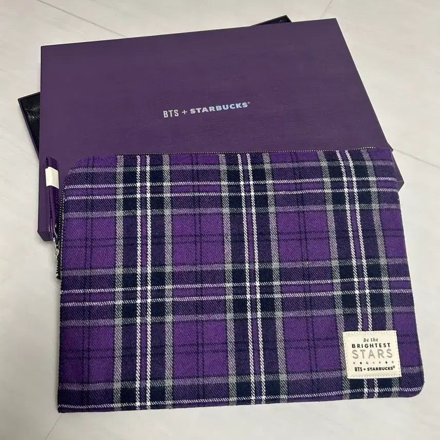[BUNJANG] BTS Starbucks Collaboration Pouch (Large) / BTS [방탄소년단] x 스타벅스 콜라보 굿즈 파우치 라지