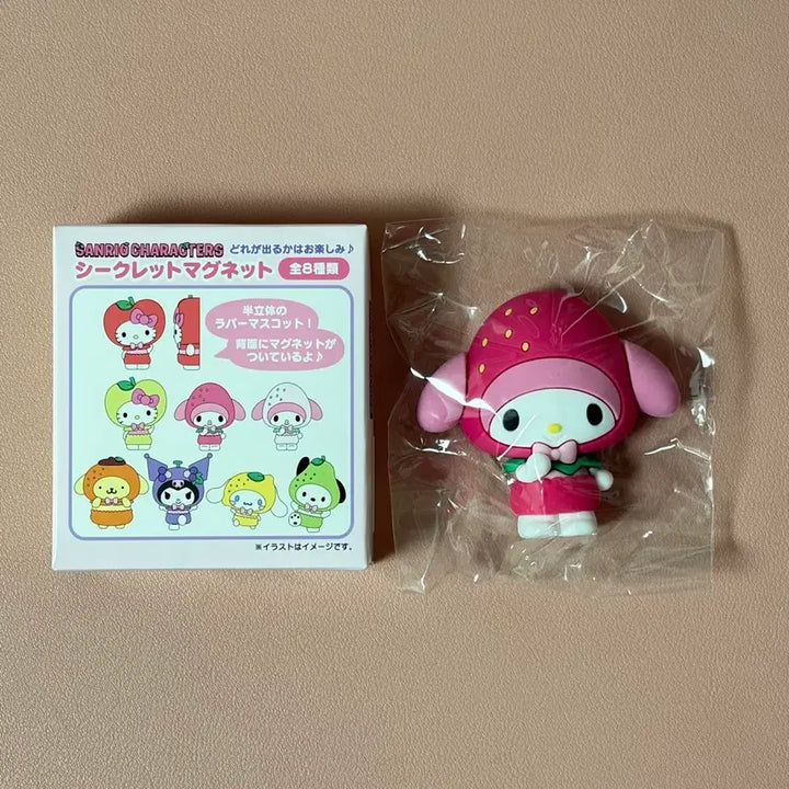 [BUNJANG] Sanrio My Melody Strawberry Magnet / 산리오 과일시리즈 마그넷 딸기 마이멜로디 마멜