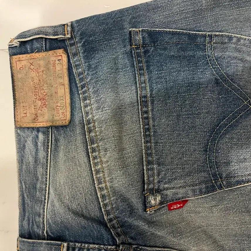 [BUNJANG] LVC 501XX Button Fly Denim Jeans / Lvc 501xx 중청 버튼플라이