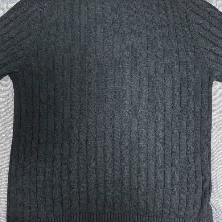 [BUNJANG] Olzen Men's Cable Knit Navy Sweater / (번개) 올젠 남성 케이블 니트 110 네이비