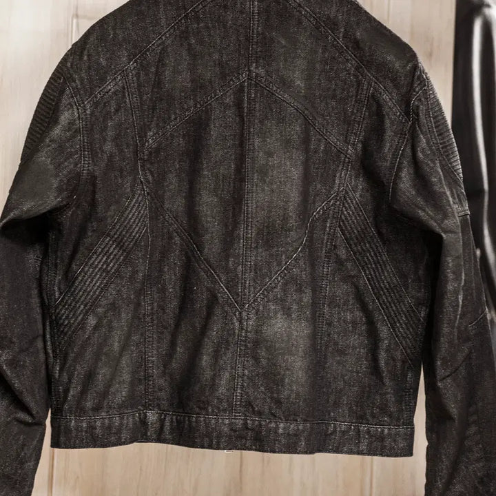 [BUNJANG] Minav Crush Biker Denim Jacket (M) / 미나브 크러쉬 바이커 데님 자켓(M) or 셋업