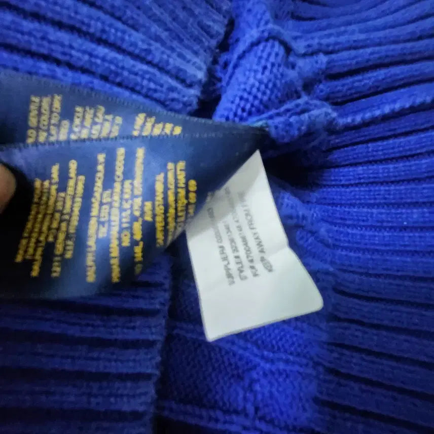 [BUNJANG] Polo Ralph Lauren Cable Knit / 폴로 랄프로렌 케이블 니트 블루