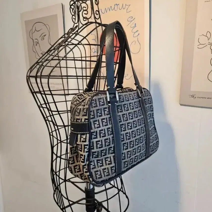 [BUNJANG] Fendi Zucchino Canvas Shoulder Tote Bag / 정품) 펜디 주키노 캔버스 숄더 토트백 판매합니다