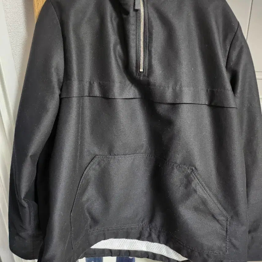 [BUNJANG] AMI Hooded Anorak Black M / 아미  후드아노락 검정m