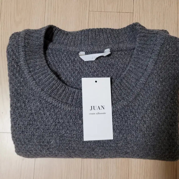 [BUNJANG] Juang Homme Charcoal Wool Knit L Size / 주앙옴므 차콜 울 니트 L사이즈