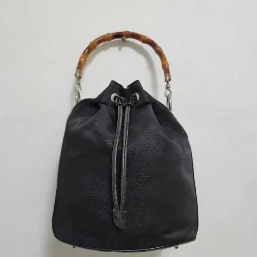 [BUNJANG] Gucci Bamboo Bucket Bag - Black Nylon / 정품) 구찌 뱀부 버킷백 블랙 판매합니다 (희귀매물)