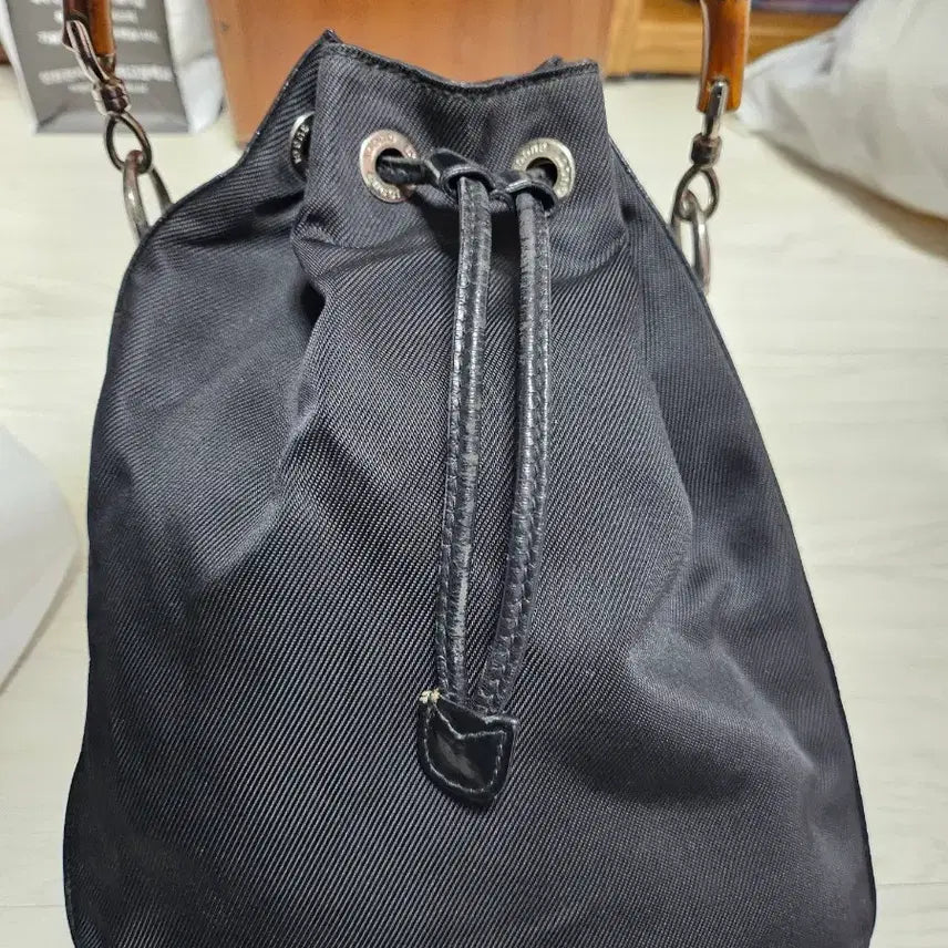 [BUNJANG] Gucci Bamboo Bucket Bag - Black Nylon / 정품) 구찌 뱀부 버킷백 블랙 판매합니다 (희귀매물)