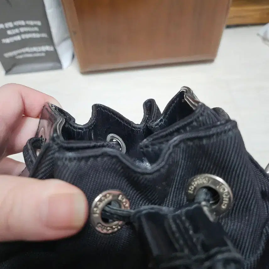 [BUNJANG] Gucci Bamboo Bucket Bag - Black Nylon / 정품) 구찌 뱀부 버킷백 블랙 판매합니다 (희귀매물)