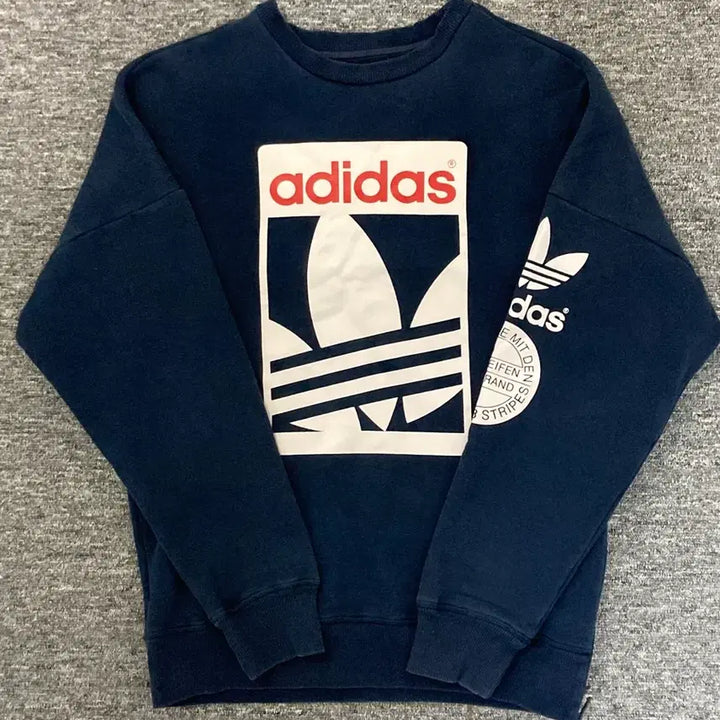 [BUNJANG] Adidas Navy Sweatshirt 95 / 아디다스 네이비 맨투맨 95