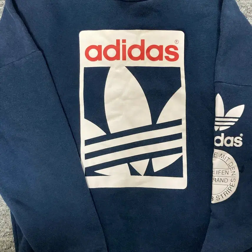 [BUNJANG] Adidas Navy Sweatshirt 95 / 아디다스 네이비 맨투맨 95