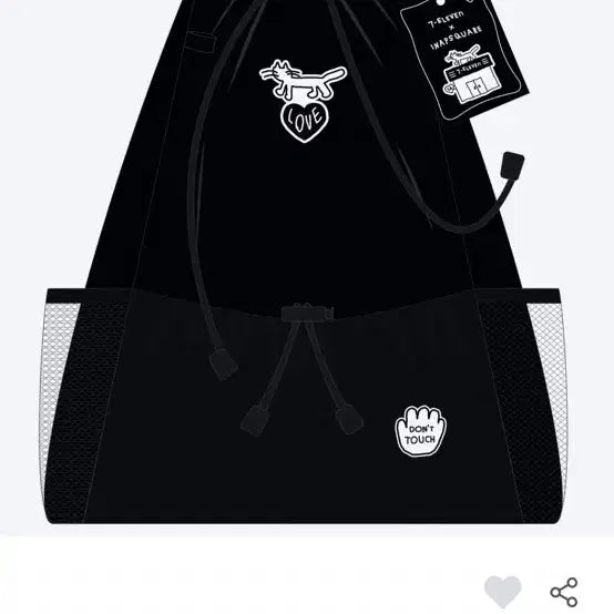 [BUNJANG] ENHYPEN INA Square Backpack / 세븐일레븐 이나피스퀘어 가방 이나피 복조리 백팩