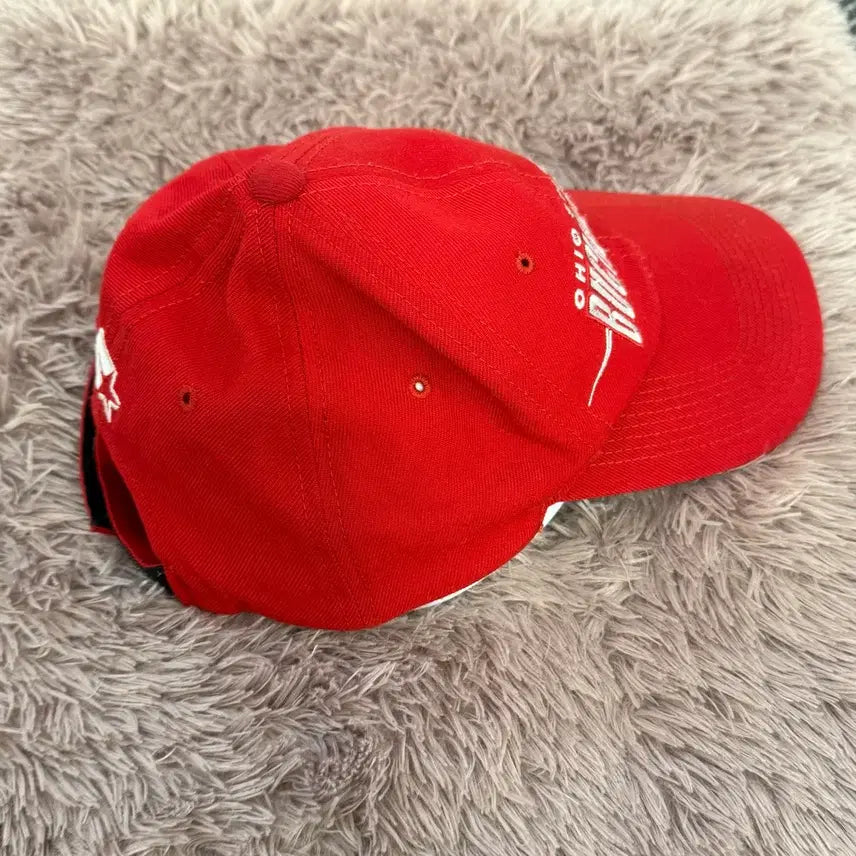 [BUNJANG] Ohio State Buckeyes Red Cap / 90S 스타터 오하이오 주립대 버키즈 레드 볼캡