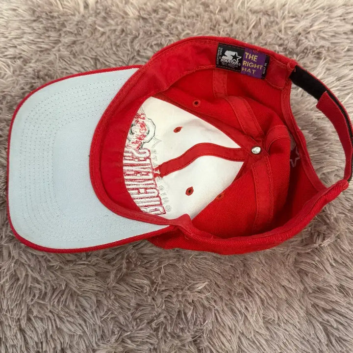 [BUNJANG] Ohio State Buckeyes Red Cap / 90S 스타터 오하이오 주립대 버키즈 레드 볼캡