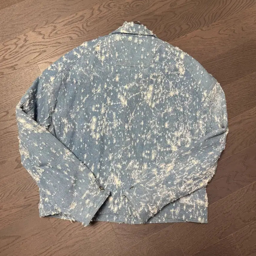 [BUNJANG] Junji 24SS Denim Trucker Jacket / 24SS 준지 데미지 데님 트러커 자켓