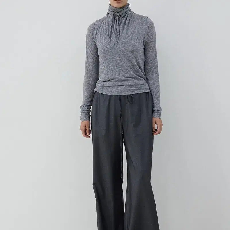 [BUNJANG] Carriere Drawstring Banding Pants / [S] 케리에르 Carriere 스트링 밴딩 팬츠