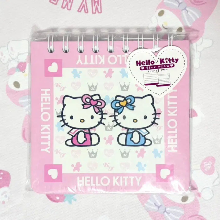 [BUNJANG] Sanrio Hello Kitty Spring Memo Notepad / 고전키티 스프링 메모 수첩 다이어리 고전문구 헬로키티 산리오 다꾸